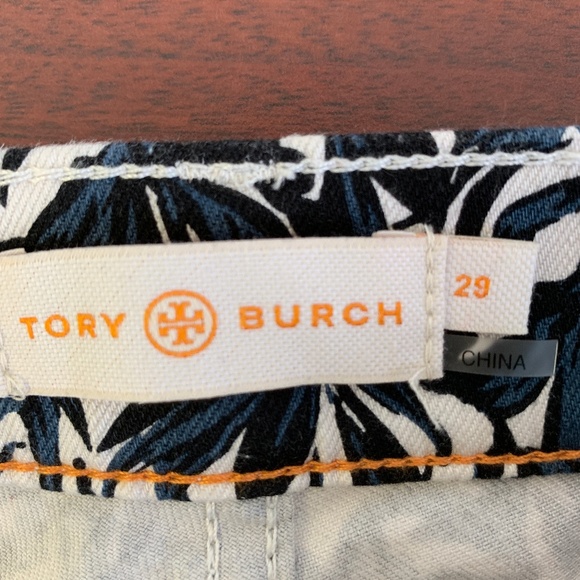 NWOT Tory Burch Blaire Floral Print Skinny Sz 29 - Picture 8 of 8